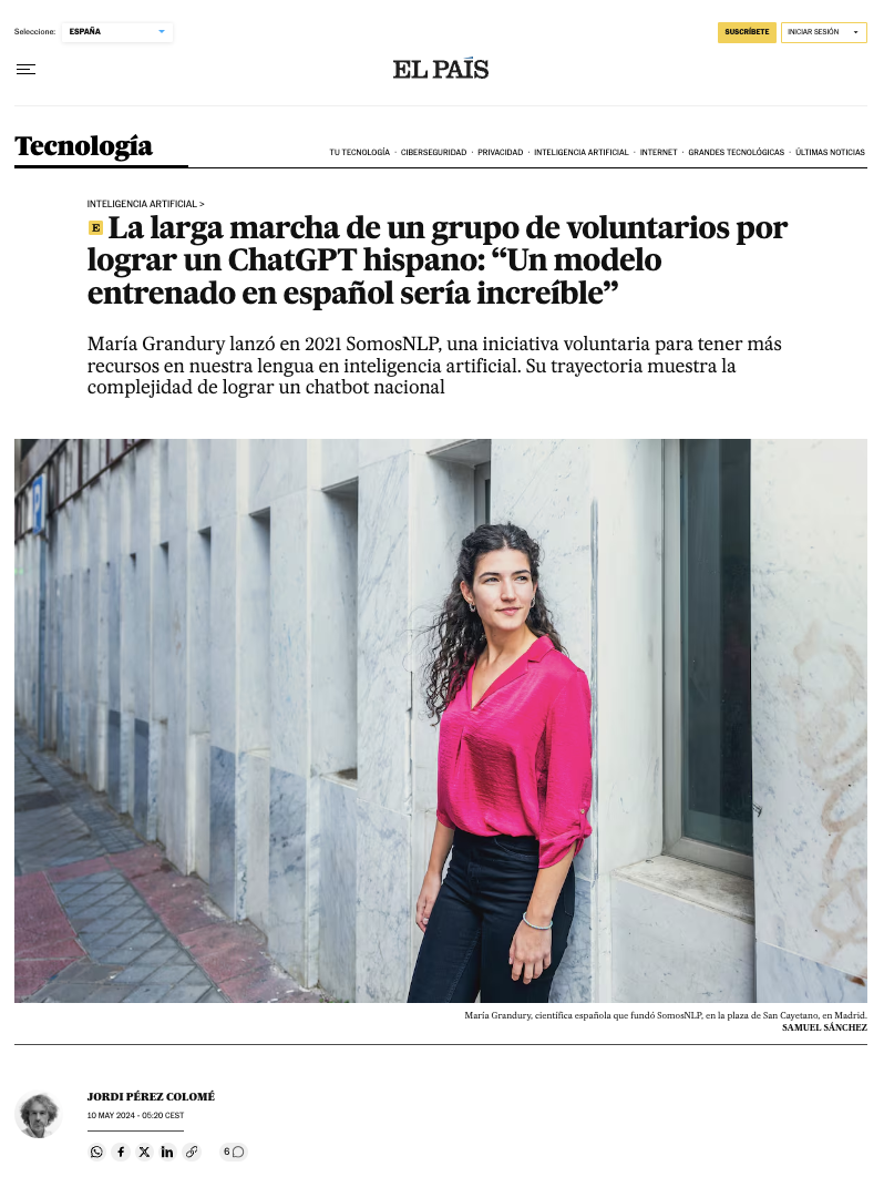 SomosNLP: La larga marcha de un grupo de voluntarios por lograr un modelo de lenguaje hispano